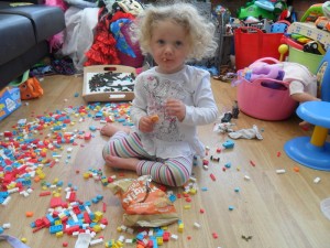 Loook what i have just done to my brothers lego!!