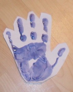 handprint card