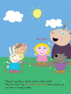 personalised peppa pig