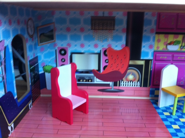 sindy doll lounge, dolls house lounge