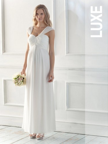 maternity wedding dress