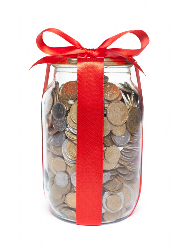 money jar red Getting ready to start a family
