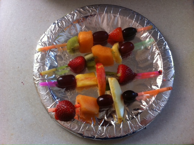 fruit skewers