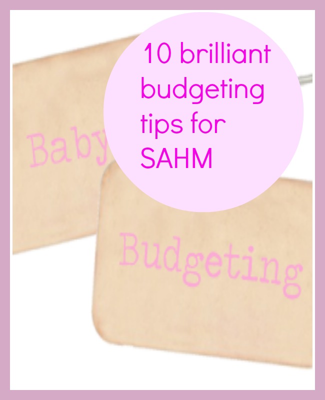 budgeting tips for SAHM 
