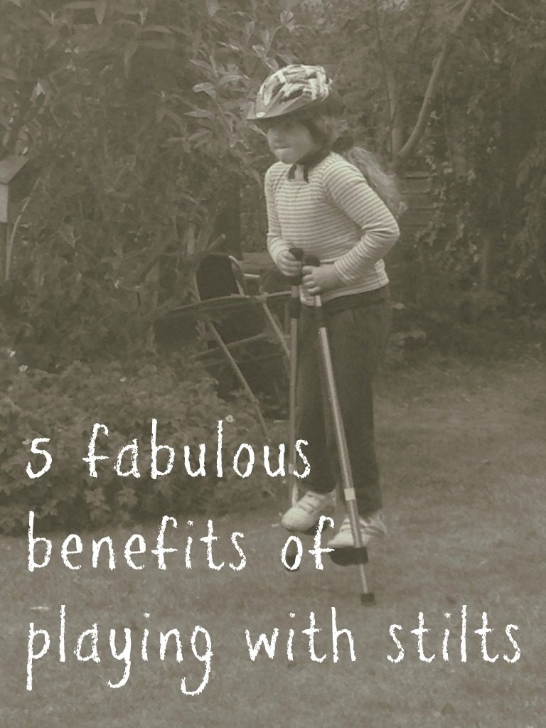 Playing with stilts