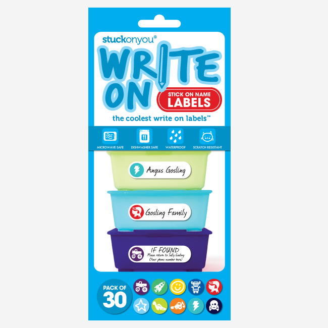write on stick on